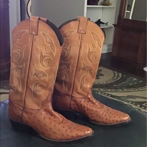 Men’s Cowboy Ostrich Boots